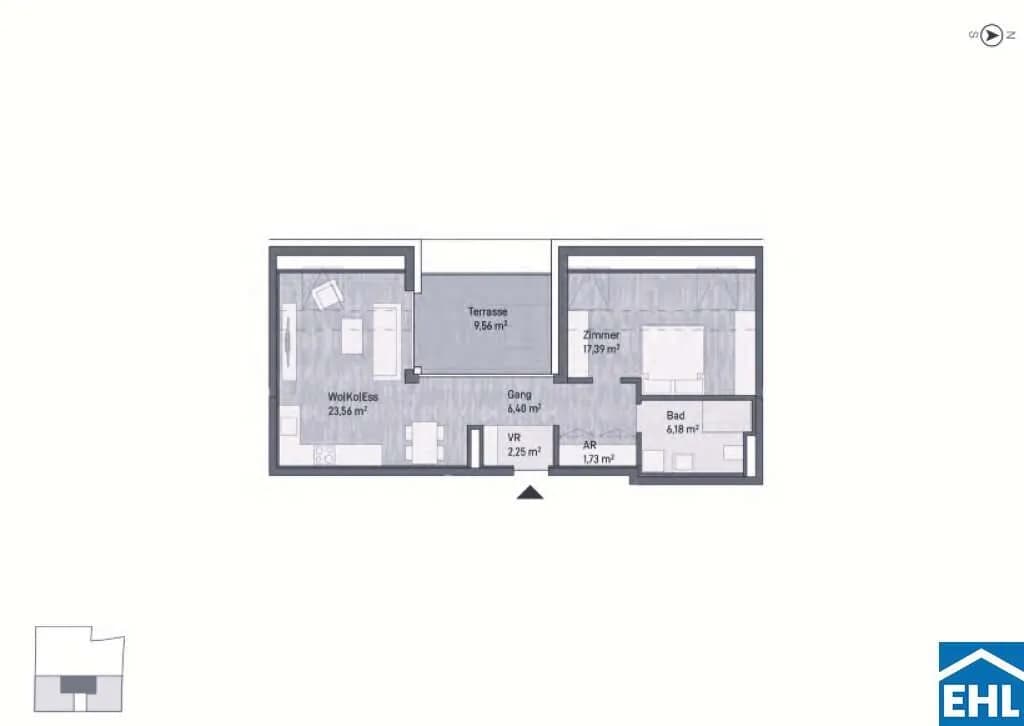 2-Zimmer-Wohnung kaufen in Graz – 57,51 m², € 457.769 – Bild 5 von 5