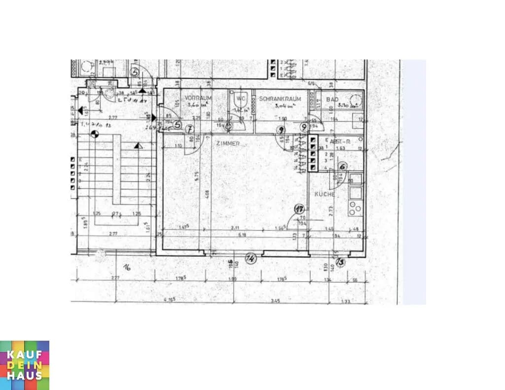 1-Zimmer-Wohnung mieten in Graz – 38,57 m², € 322 – Bild 8 von 8