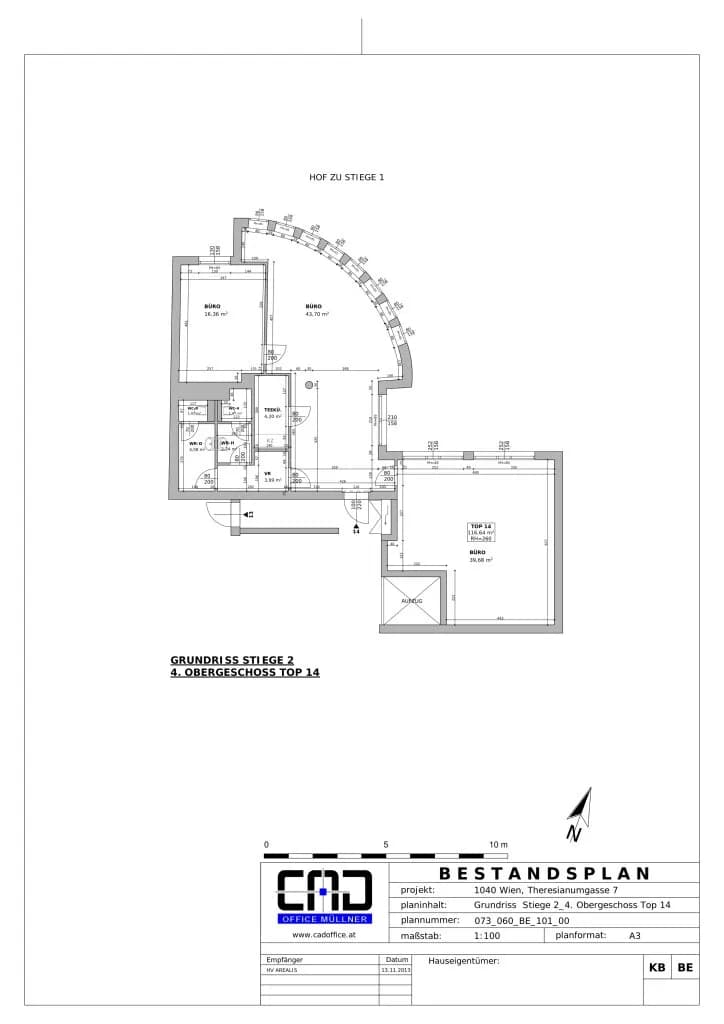 3-Zimmer-Gewerbeimmobilie mieten in Wien – 116,64 m², € 1.895 – Bild 9 von 10