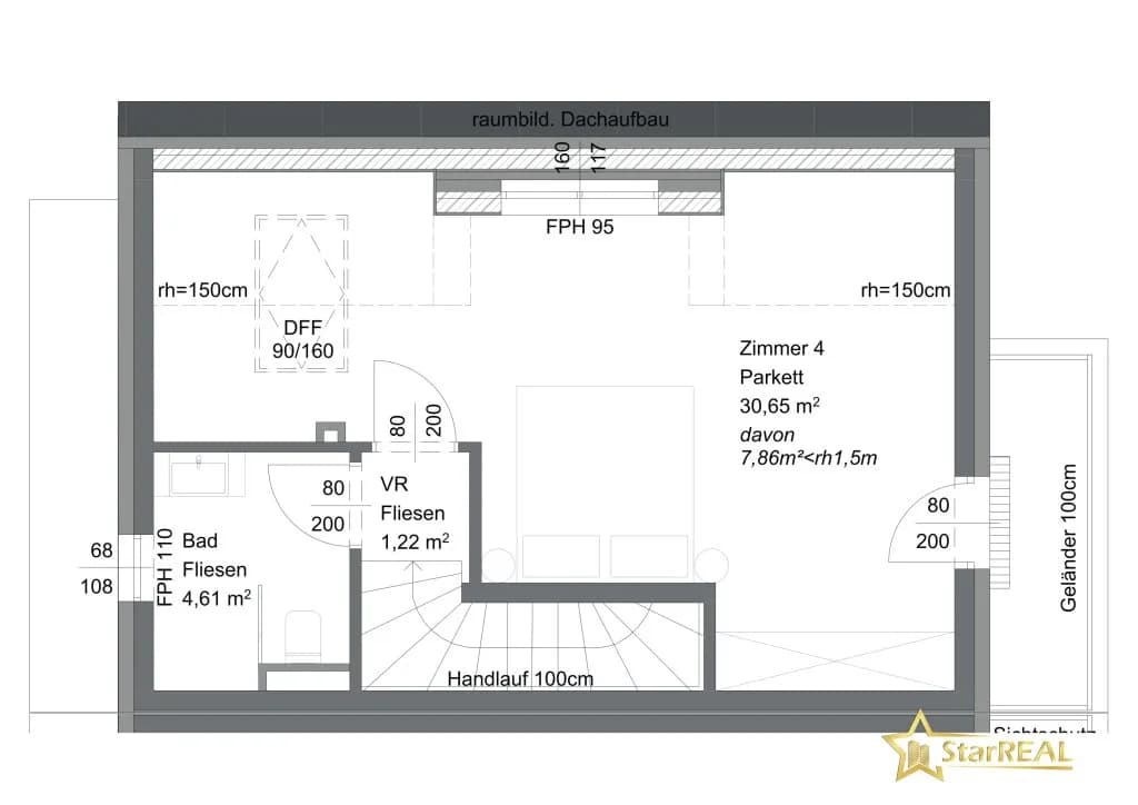 5-Zimmer-Haus kaufen in Wien – 116,76 m², € 579.000 – Bild 36 von 39