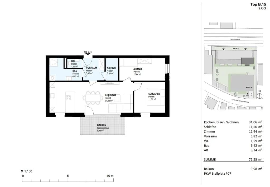 3-Zimmer-Wohnung kaufen in Vöcklabruck – 73,24 m², € 316.700 – Bild 13 von 17