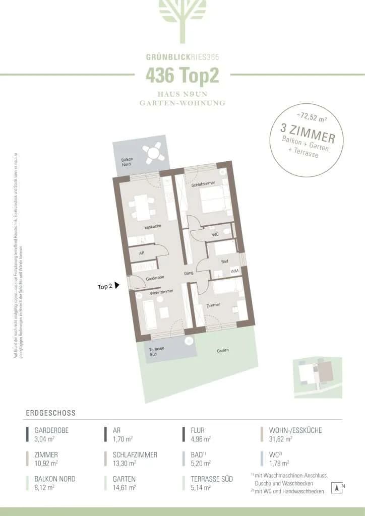 2-Zimmer-Wohnung kaufen in Graz – 70,64 m², € 329.966 – Bild 10 von 10