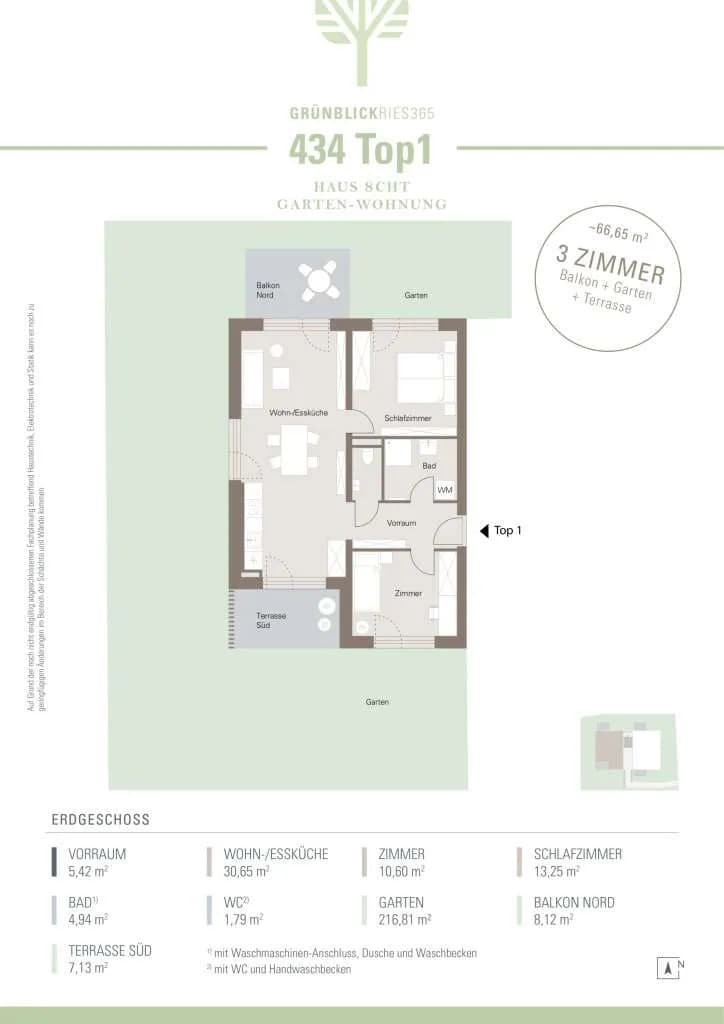 3-Zimmer-Wohnung kaufen in Graz – 66,65 m², € 303.258 – Bild 10 von 10