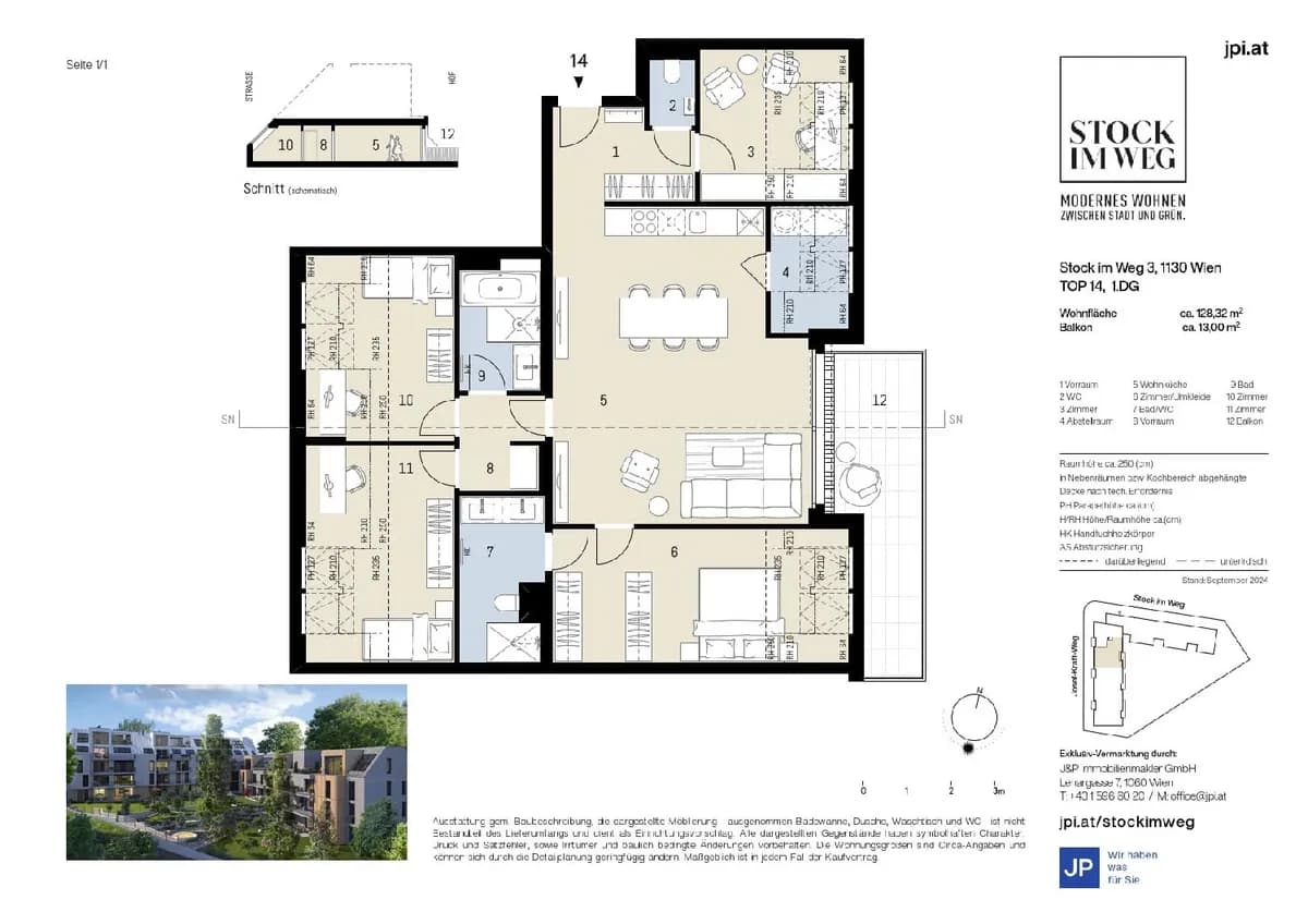 5-Zimmer-Wohnung kaufen in Wien – 128,32 m², € 1.199.000 – Bild 19 von 19