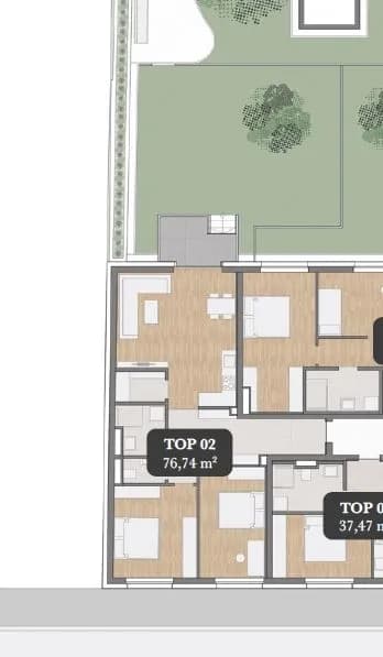Wohnung kaufen in Graz – 76,74 m², € 405.801 – Bild 2 von 2