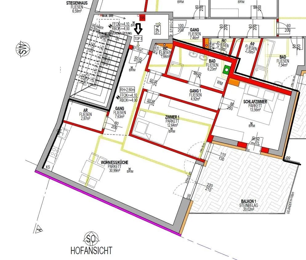 3-Zimmer-Wohnung kaufen in Mattersburg – 80,5 m², € 269.000 – Bild 22 von 22