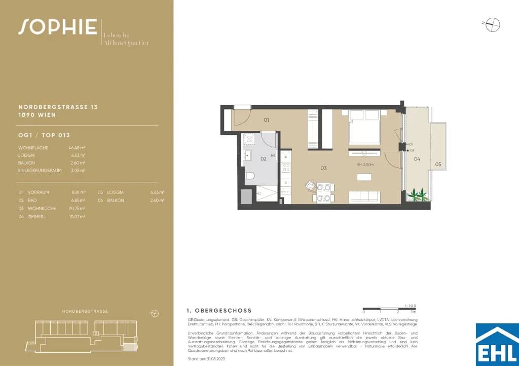 Immobilie kaufen in Wien – 46,48 m², € 295.000 – Bild 19 von 19