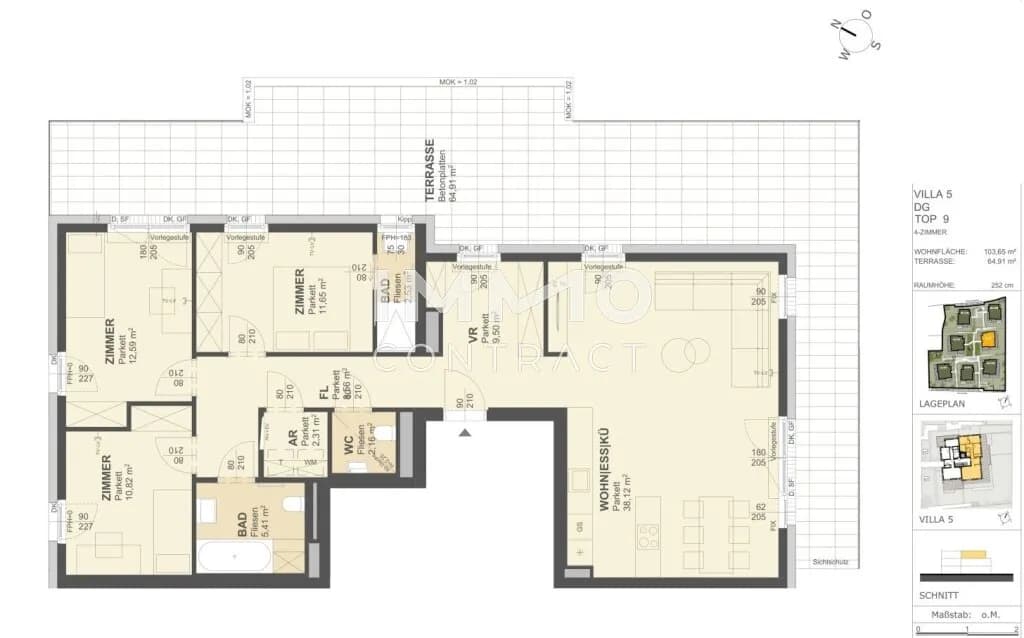 4-Zimmer-Wohnung kaufen in Krems an der Donau – 103,69 m², € 880.000 – Bild 2 von 13