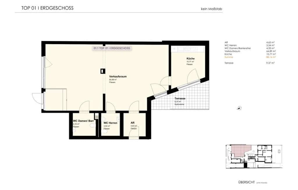 Gewerbeimmobilie kaufen in Baden – 88 m², € 549.000 – Bild 10 von 10