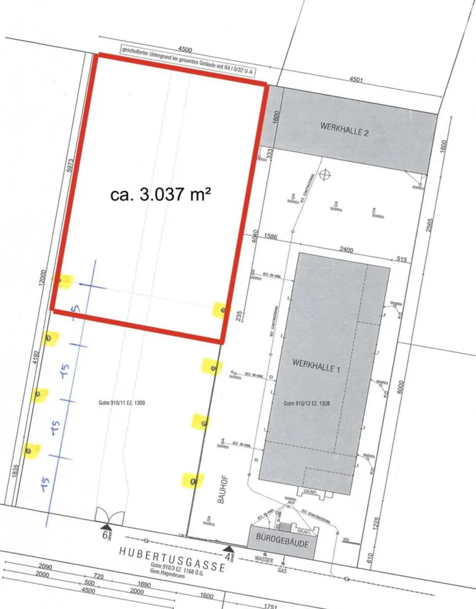 Immobilie mieten in Korneuburg – 3 037 m², € 2 – Bild 2 von 2