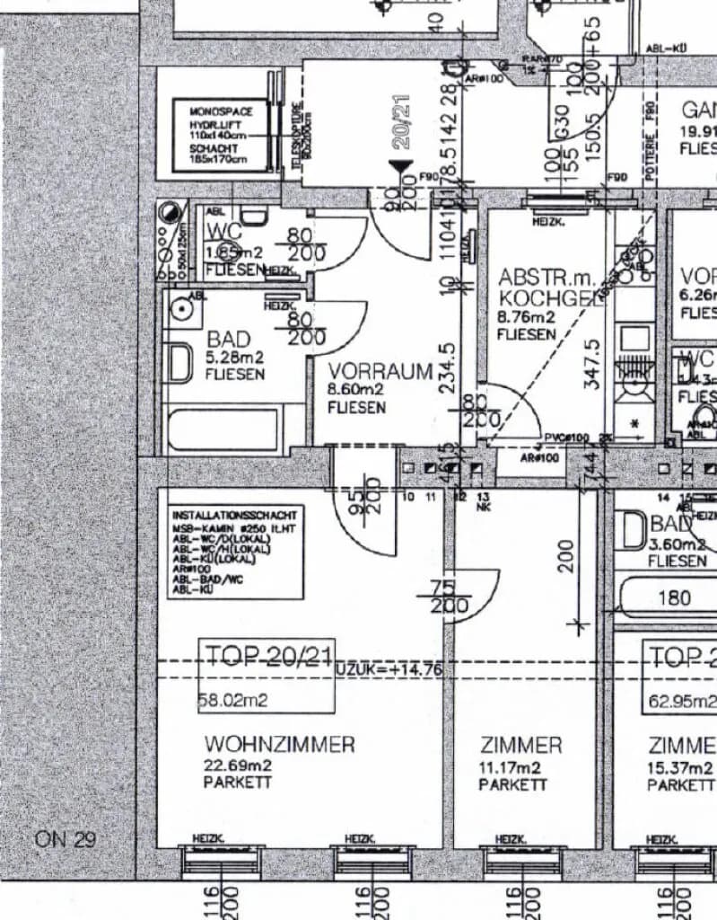 2-Zimmer-Wohnung kaufen in Wien – 58 m², € 379.000 – Bild 12 von 12