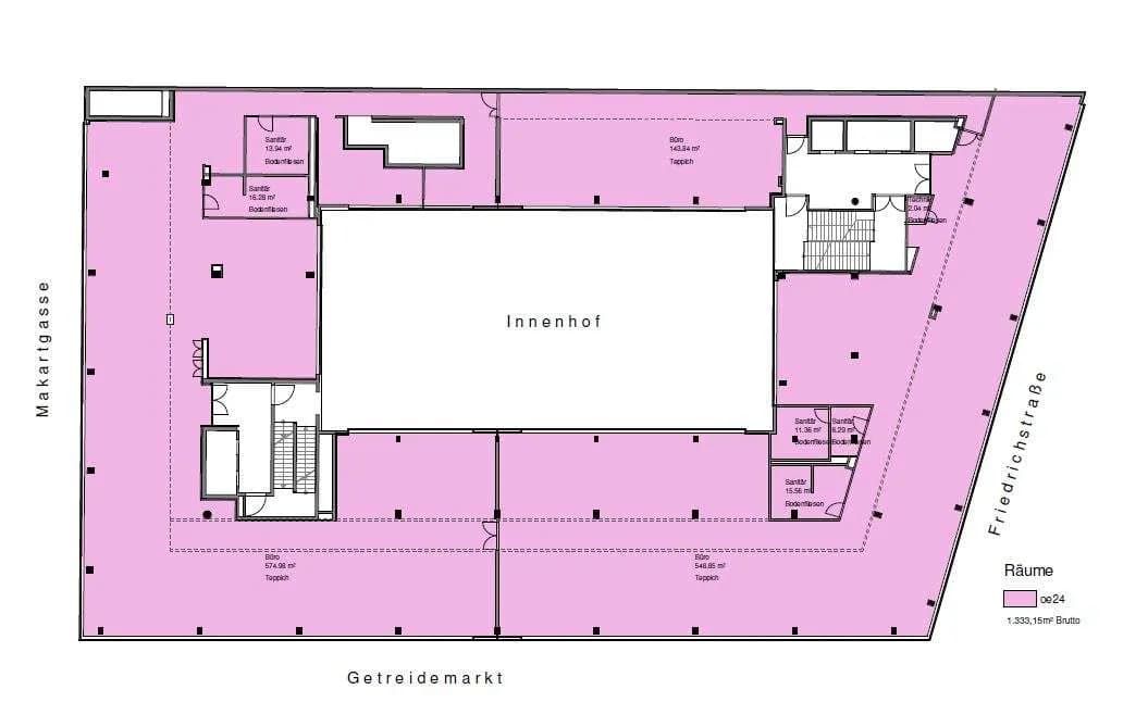 Gewerbeimmobilie mieten in Wien – 1 300 m², € 35.035 – Bild 4 von 4