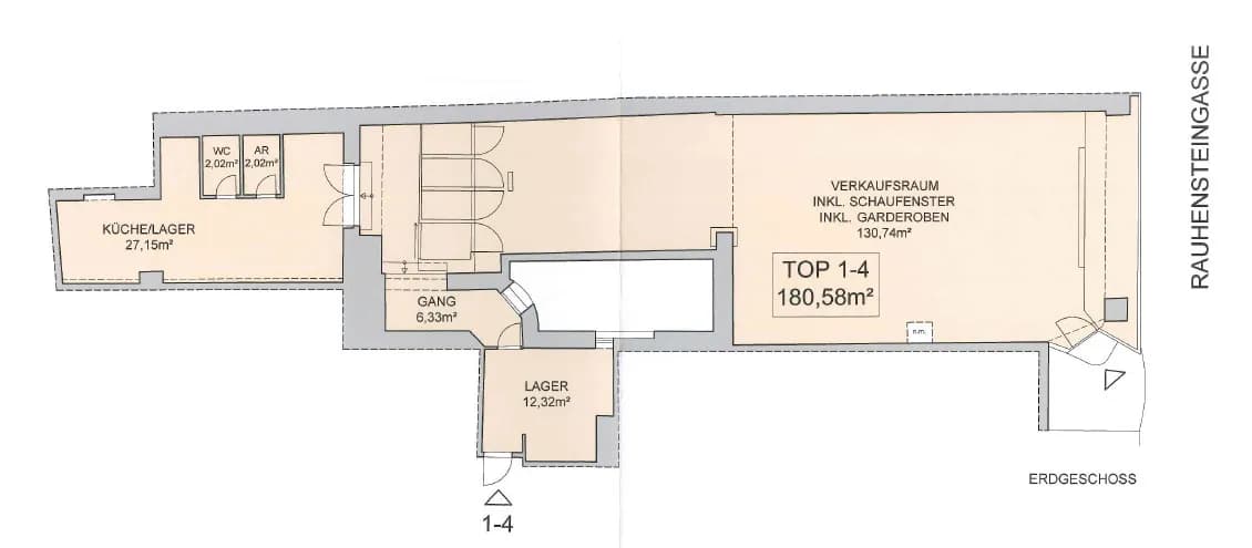 Gewerbeimmobilie mieten in Wien – 181 m², € 6.737 – Bild 10 von 10
