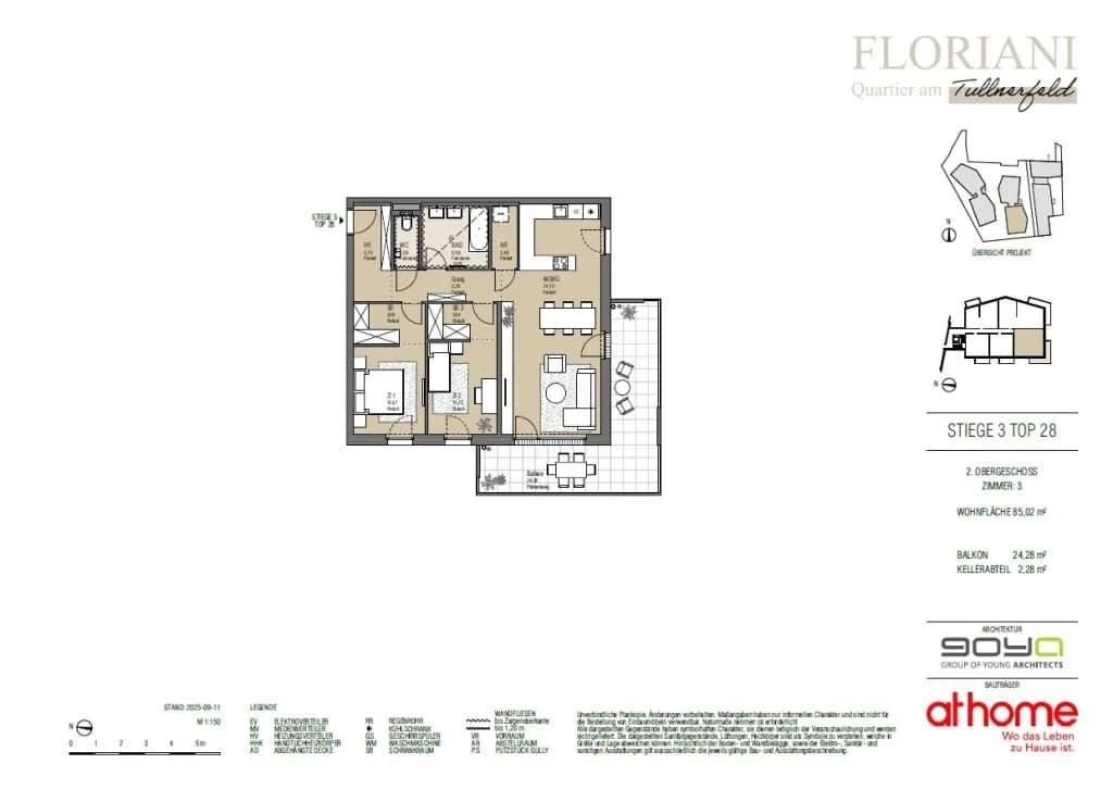 3-Zimmer-Wohnung kaufen in Tulln – 85,02 m², € 409.000 – Bild 26 von 26