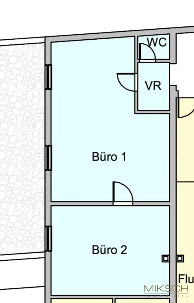 2-Zimmer-Gewerbeimmobilie mieten in Sankt Pölten – 60 m², € 683 – Bild 7 von 8