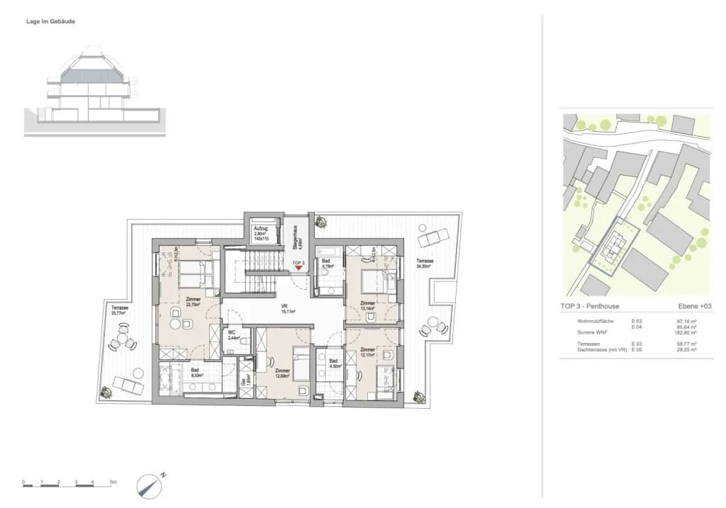 5-Zimmer-Wohnung mieten in Wien – 182,8 m², € 5.990 – Bild 21 von 22