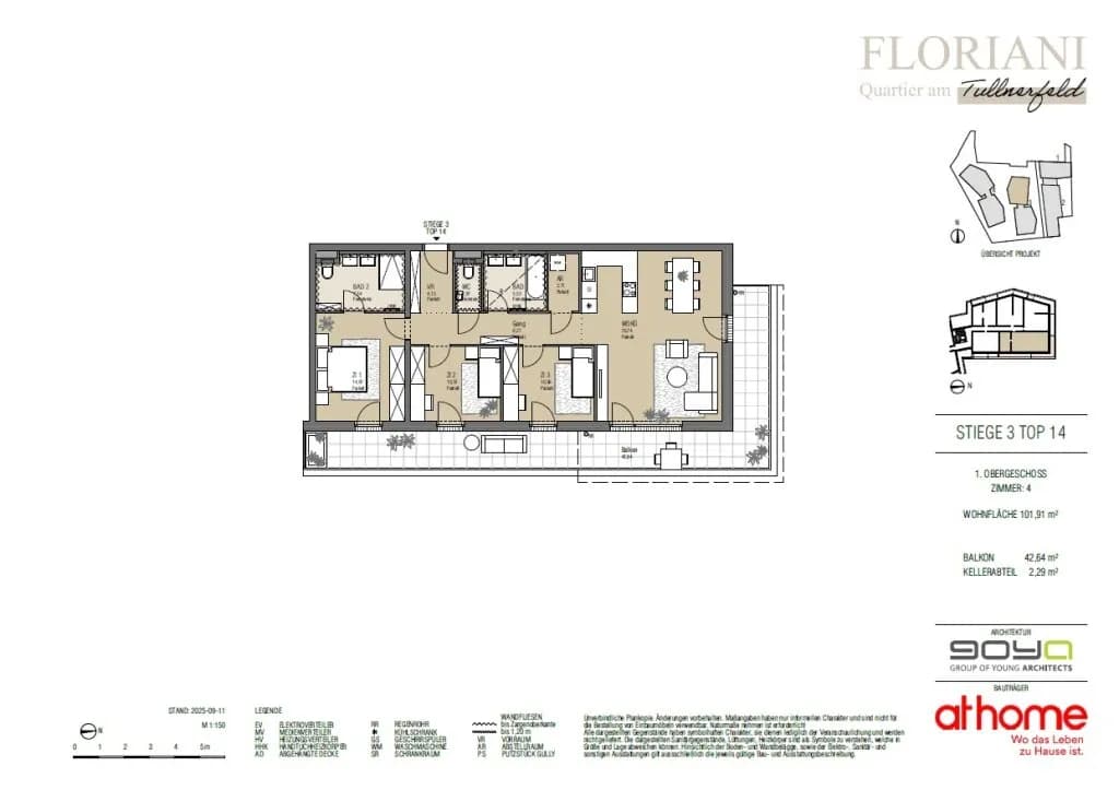 4-Zimmer-Wohnung kaufen in Tulln – 101,91 m², € 427.000 – Bild 32 von 32