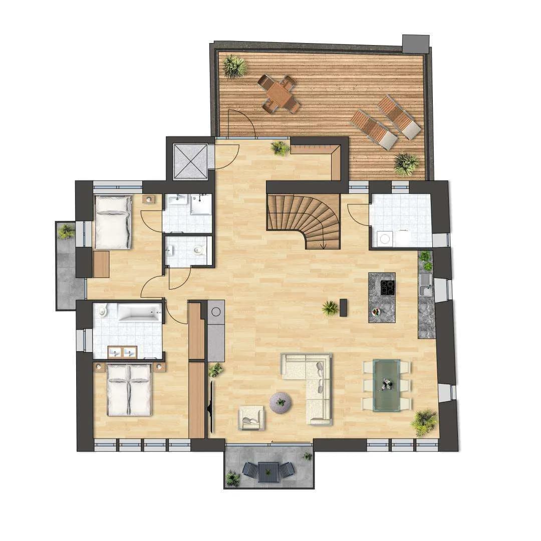 3-Zimmer-Wohnung mieten in Gmunden – 118 m², € 2.502 – Bild 13 von 13