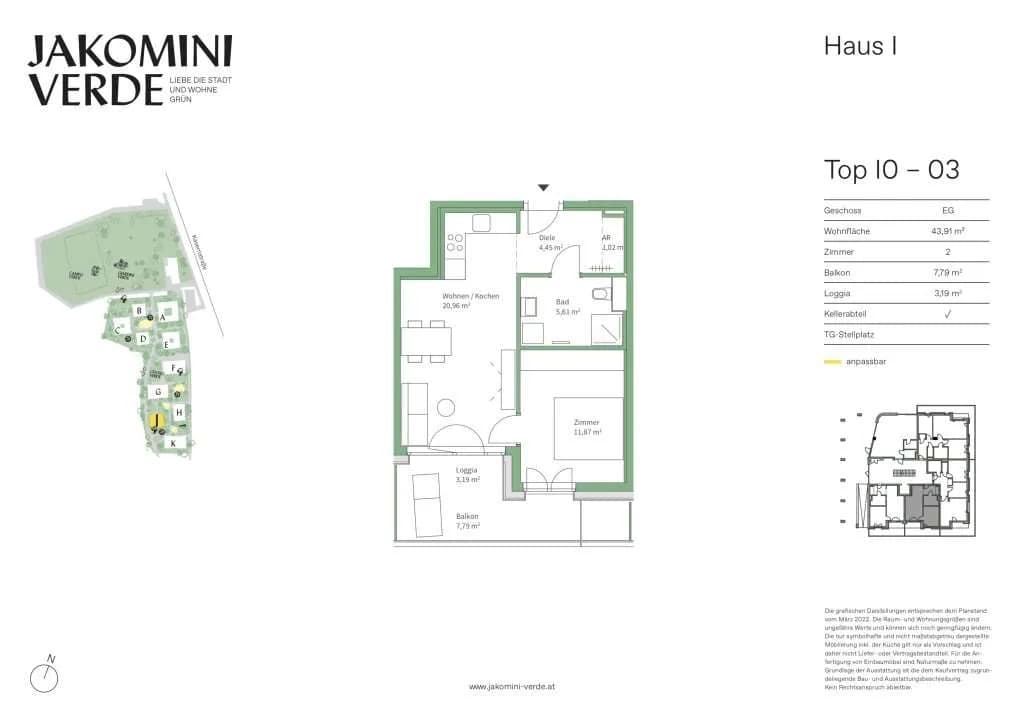 2-Zimmer-Wohnung kaufen in Graz – 43,91 m², € 192.000 – Bild 15 von 15
