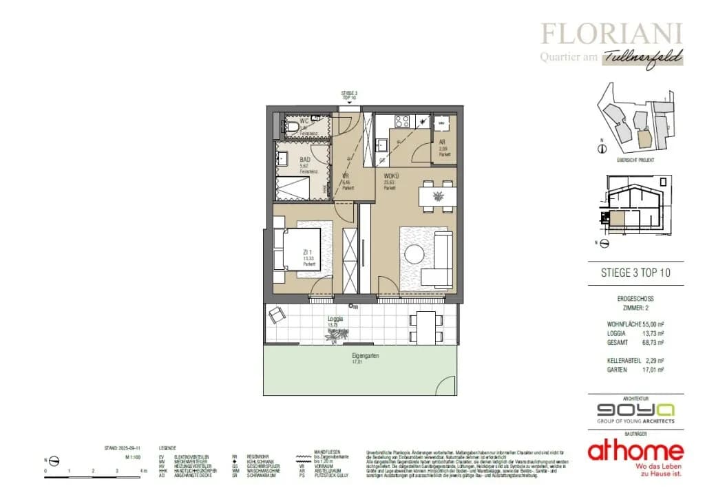 2-Zimmer-Wohnung kaufen in Tulln – 55 m², € 277.000 – Bild 22 von 22