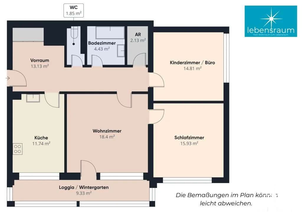 3-Zimmer-Wohnung kaufen in Spittal an der Drau – 82,29 m², € 259.000 – Bild 19 von 21