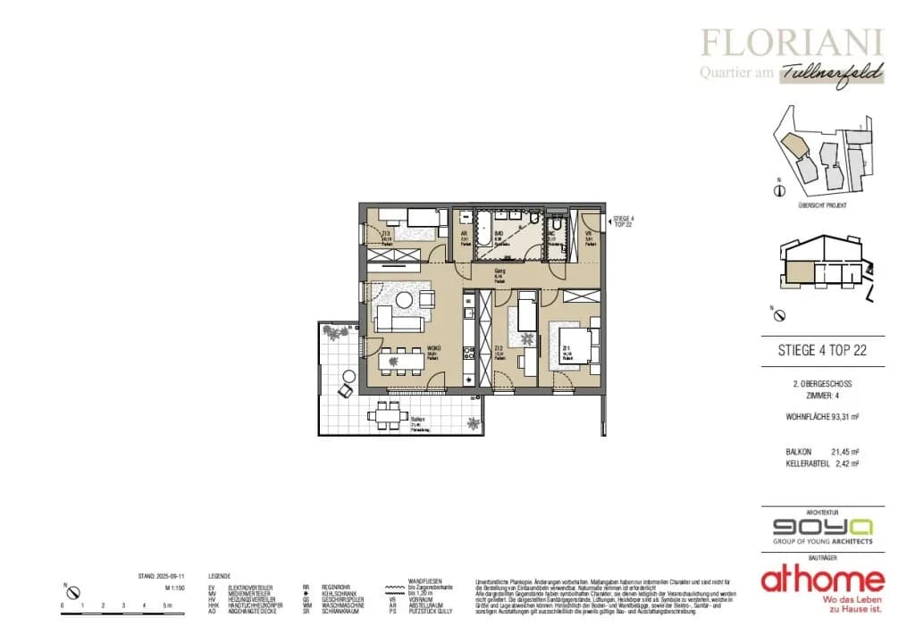 4-Zimmer-Wohnung kaufen in Tulln – 93,31 m², € 447.000 – Bild 30 von 30