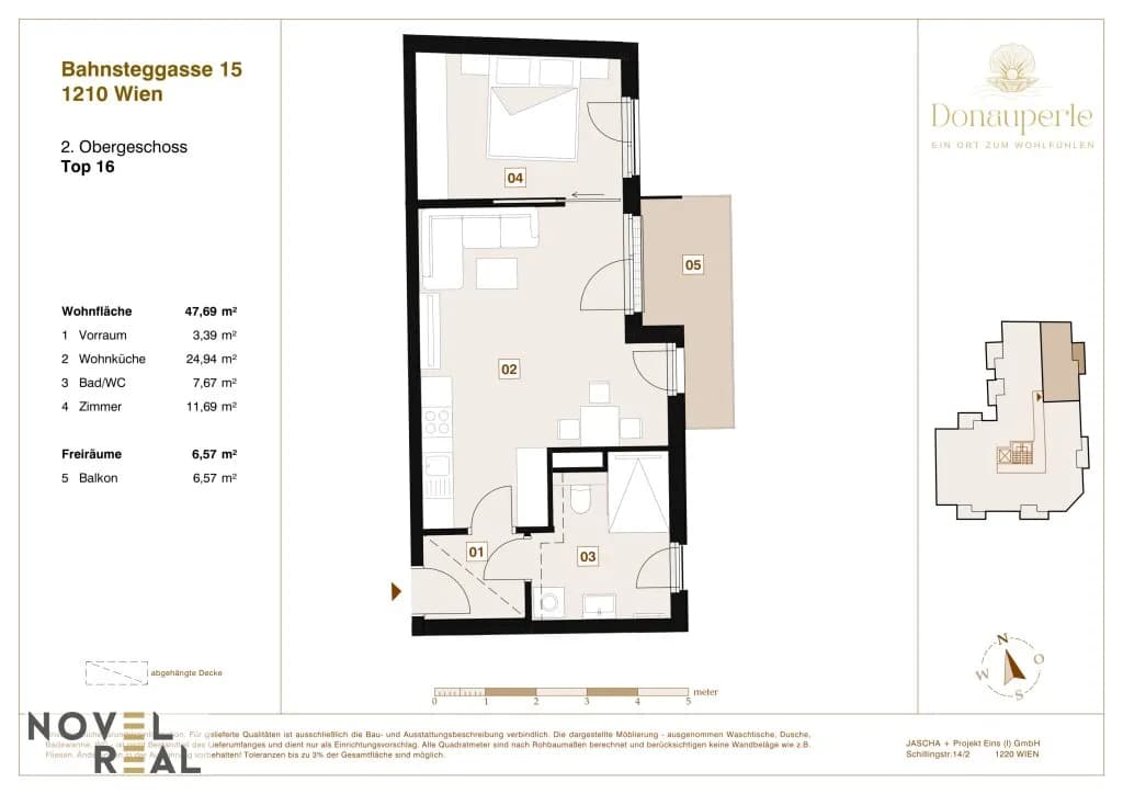 2-Zimmer-Wohnung kaufen in Wien – 50,06 m², € 323.000 – Bild 22 von 22