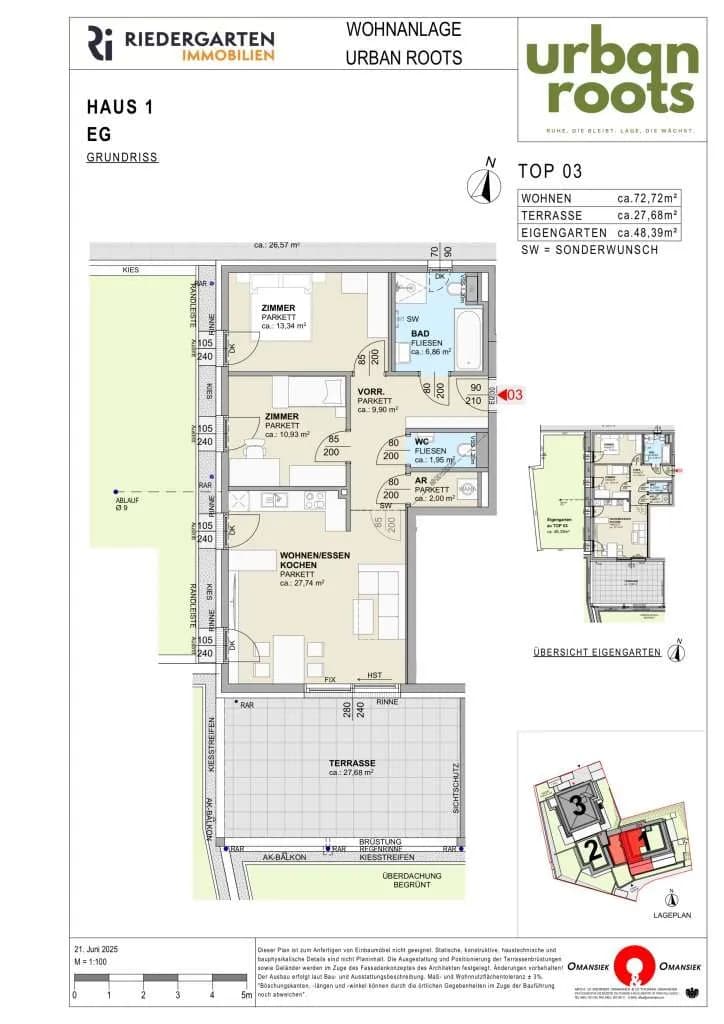3-Zimmer-Wohnung kaufen in Klagenfurt – 72,72 m², € 605.000 – Bild 4 von 5