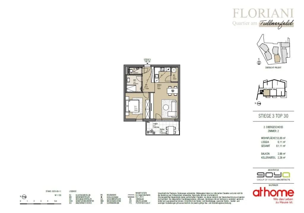 2-Zimmer-Wohnung kaufen in Tulln – 55 m², € 273.000 – Bild 24 von 24