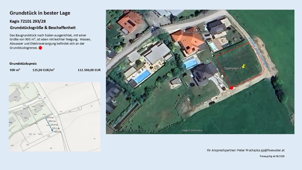 Grundstück kaufen in Klagenfurt Land – 900 m², € 112.500