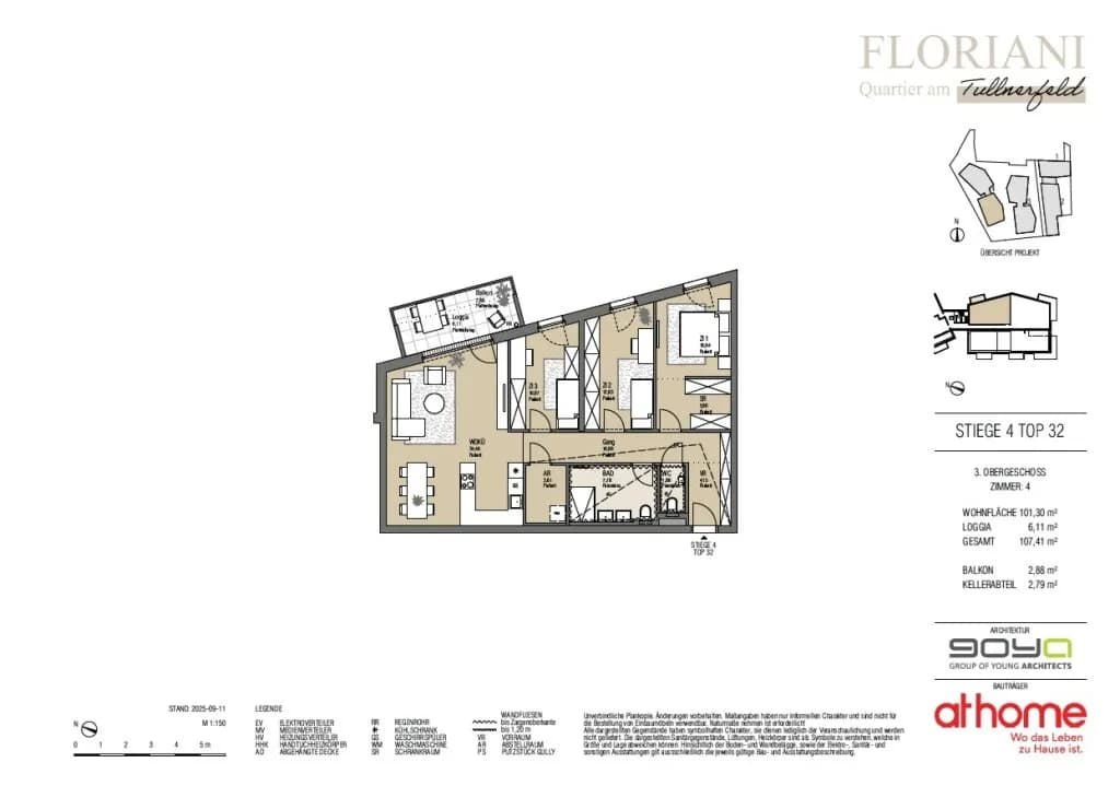 4-Zimmer-Wohnung kaufen in Tulln – 101,3 m², € 447.000 – Bild 30 von 30