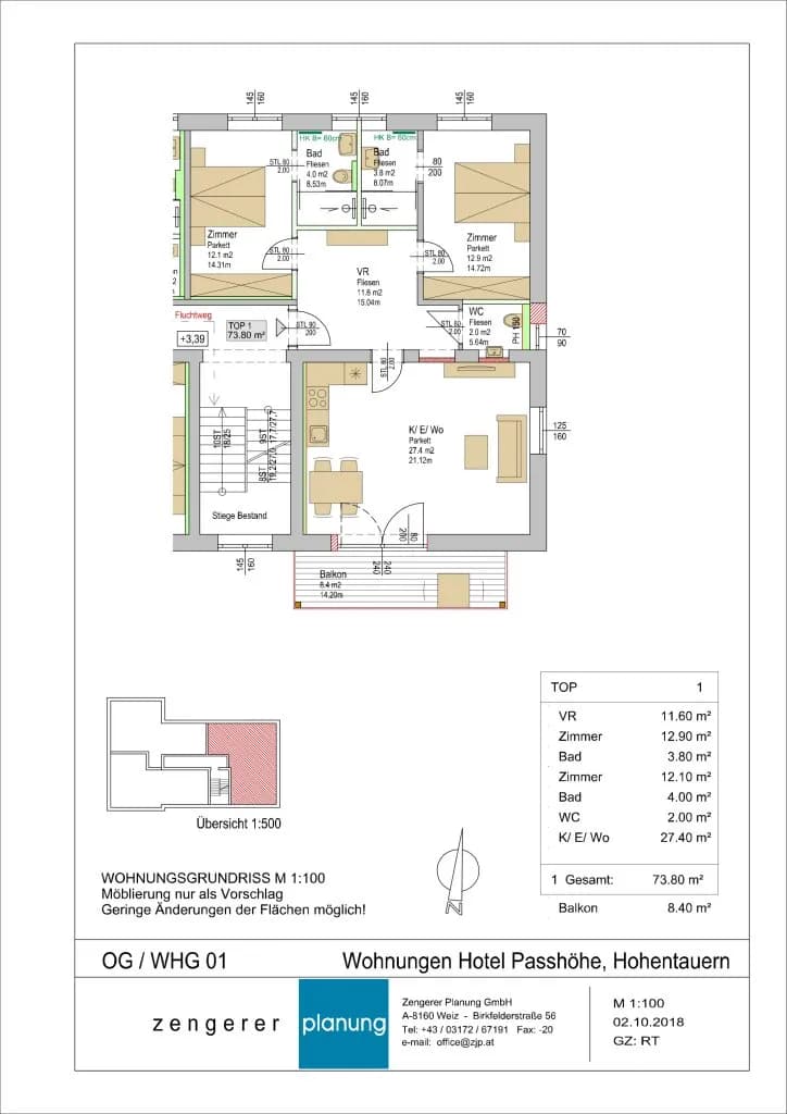 2-Zimmer-Wohnung kaufen in Murtal – 73,8 m², € 298.000 – Bild 32 von 32
