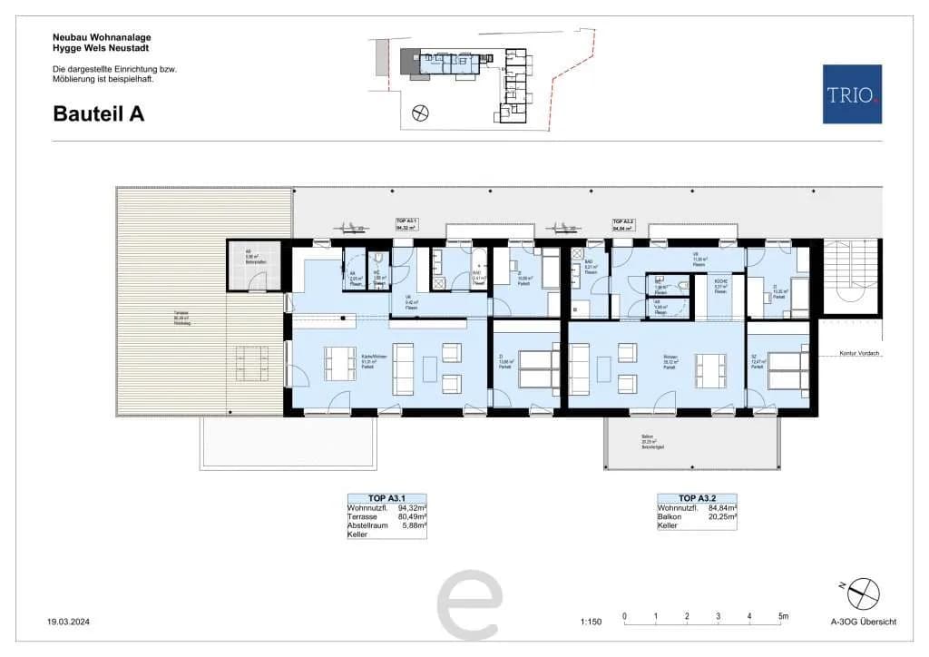 3-Zimmer-Wohnung kaufen in Wels – 84,84 m², € 467.000 – Bild 15 von 19
