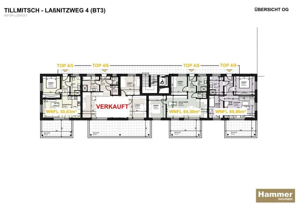 3-Zimmer-Wohnung kaufen in Leibnitz – 65 m², € 288.600 – Bild 4 von 7