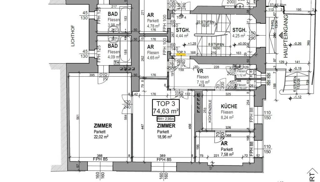 3-Zimmer-Wohnung kaufen in Wien – 74,63 m², € 350.000 – Bild 15 von 15