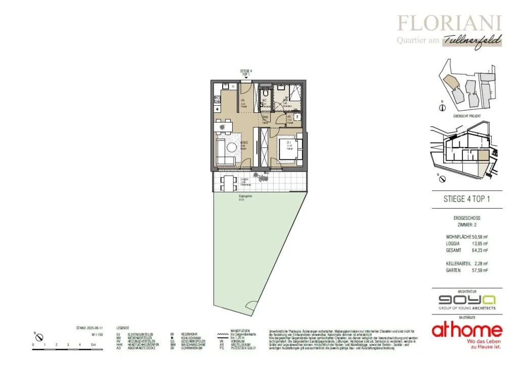 2-Zimmer-Wohnung kaufen in Tulln – 50,58 m², € 275.000 – Bild 29 von 29
