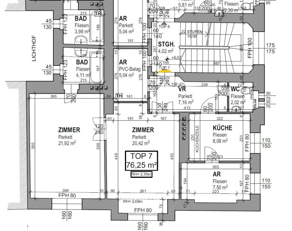 3-Zimmer-Wohnung kaufen in Wien – 76 m², € 355.000 – Bild 14 von 14
