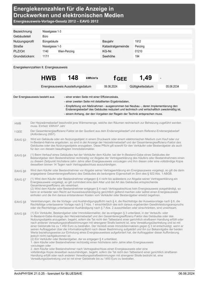 4-Zimmer-Gewerbeimmobilie mieten in Wien – 155,1 m², € 2.979 – Bild 19 von 19