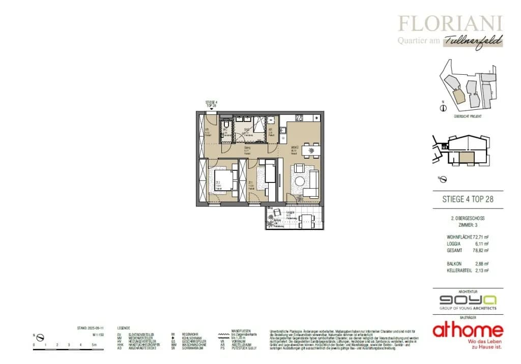 3-Zimmer-Wohnung kaufen in Tulln – 72,71 m², € 347.000 – Bild 28 von 28
