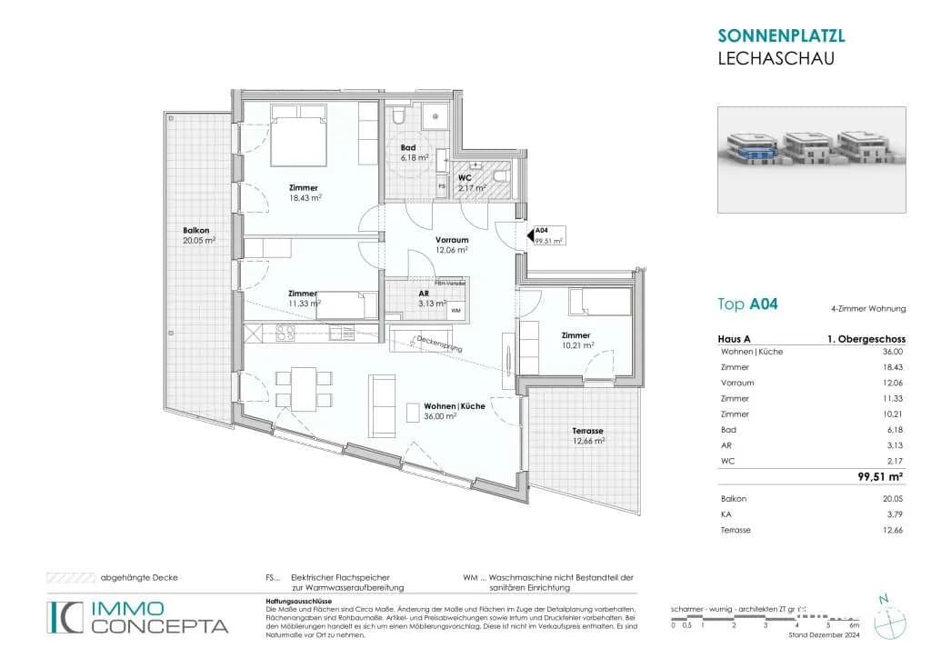 4-Zimmer-Wohnung kaufen in Reutte – 100 m², € 523.000 – Bild 12 von 12