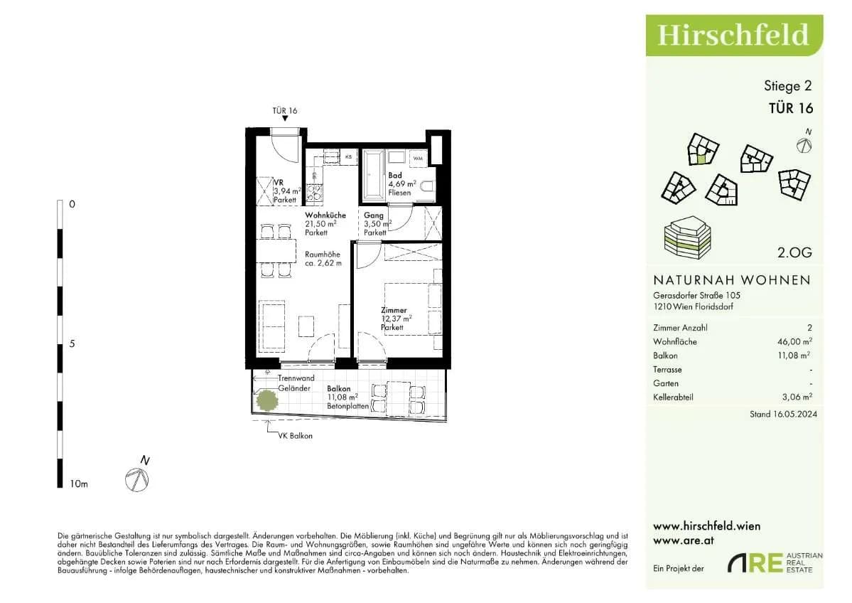 2-Zimmer-Wohnung kaufen in Wien – 46 m², € 251.546 – Bild 17 von 28