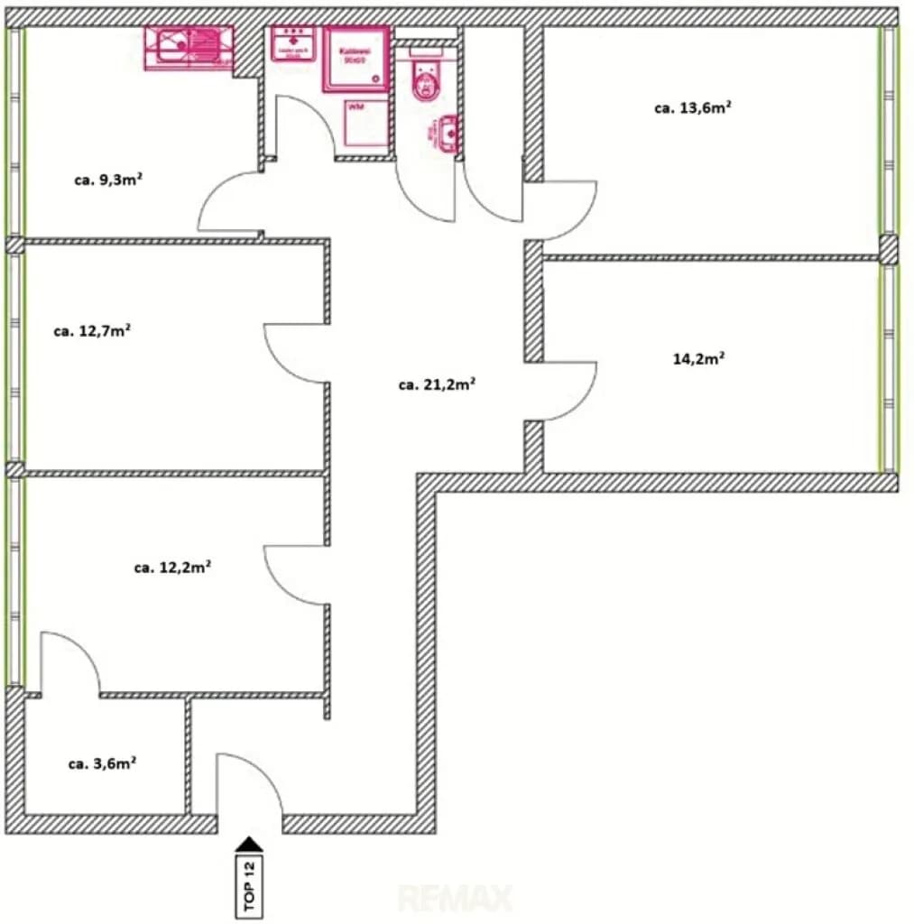 4-Zimmer-Wohnung mieten in Wien – 93 m², € 2.033 – Bild 22 von 22