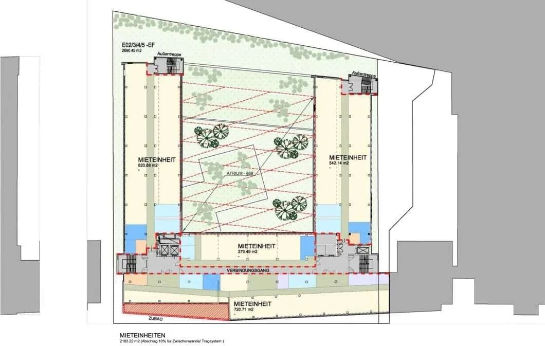 Gewerbeimmobilie mieten in Wien – 1 004 m², € 16 – Bild 2 von 4