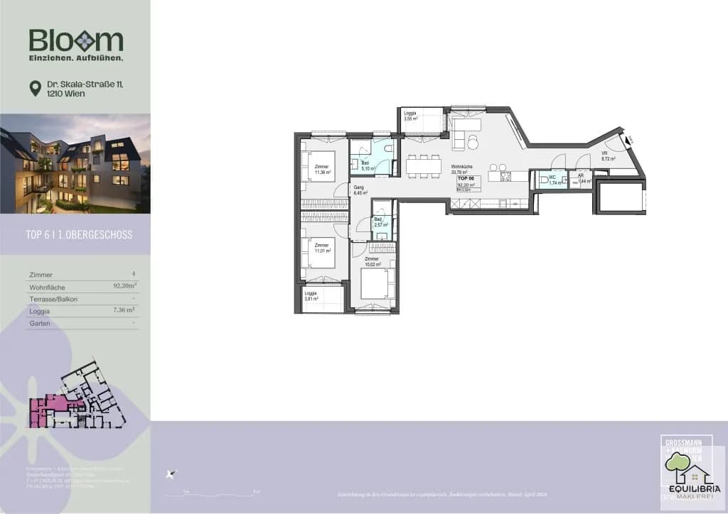 4-Zimmer-Wohnung kaufen in Wien – 92,08 m², € 599.000 – Bild 5 von 5