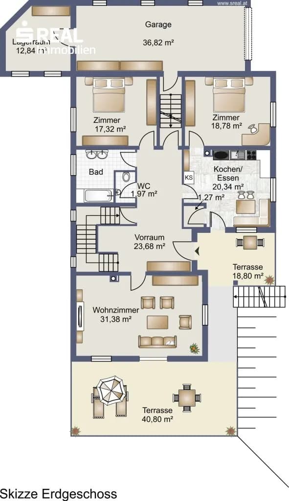 4-Zimmer-Haus kaufen in Oberwart – 122,18 m², € 584.000 – Bild 34 von 37