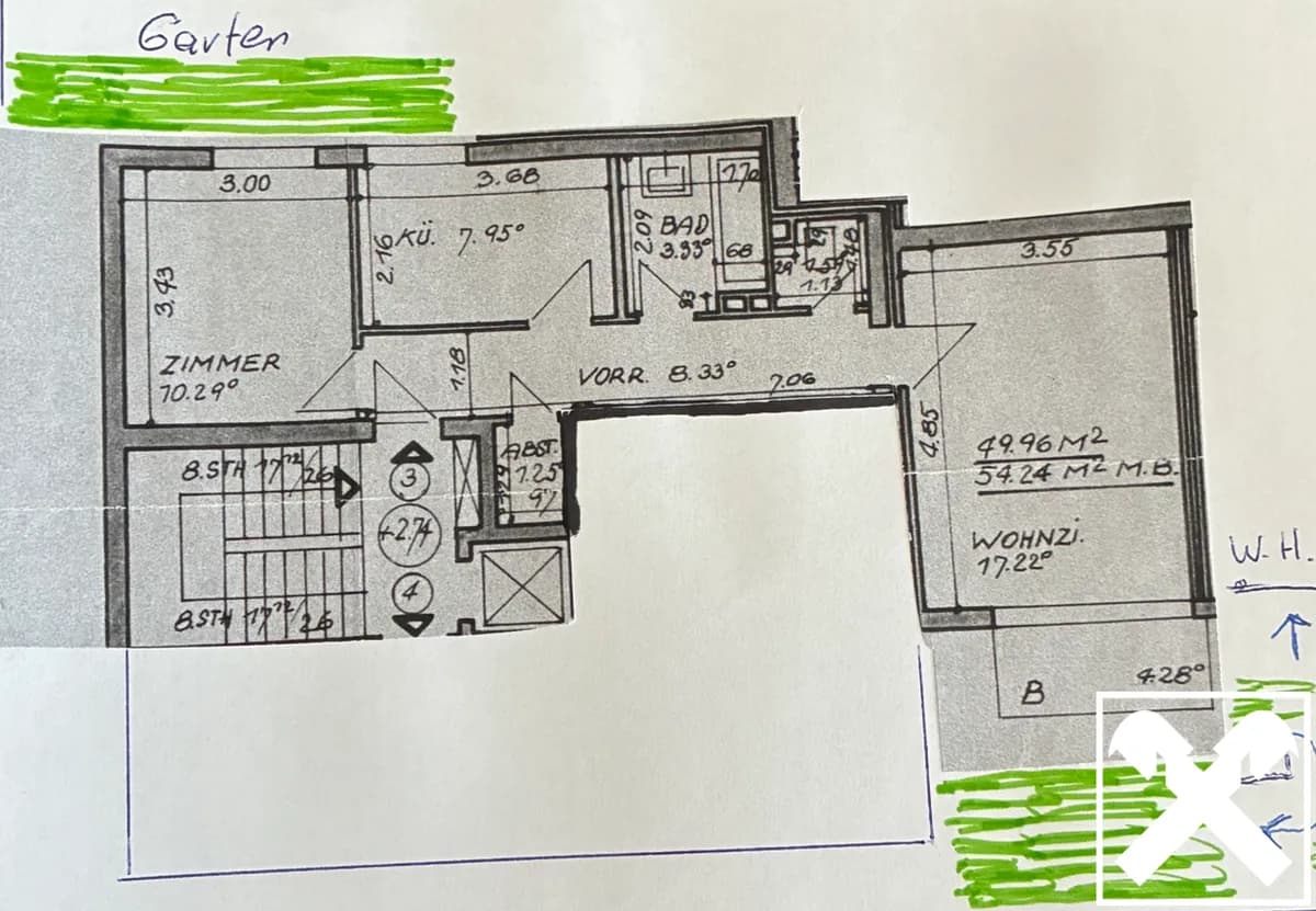 2-Zimmer-Wohnung kaufen in Wien – 49,96 m², € 315.000 – Bild 24 von 24