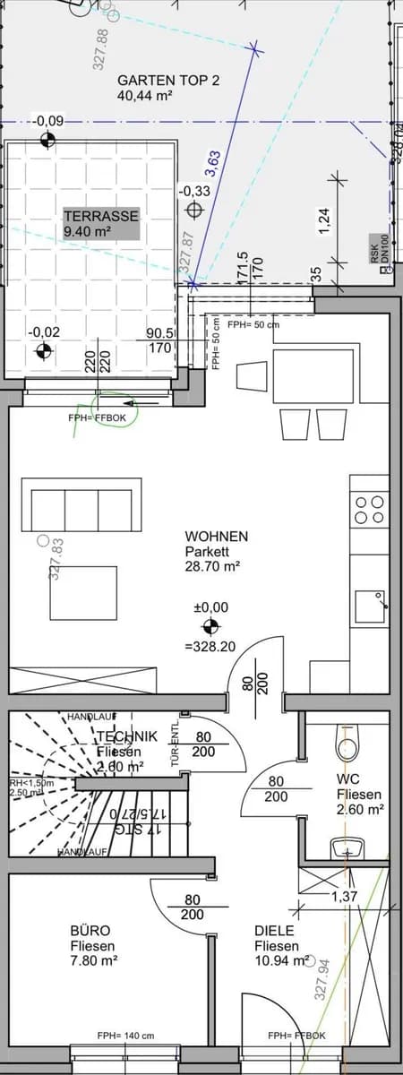 5-Zimmer-Haus kaufen in Baden – 109 m², € 438.000 – Bild 63 von 68