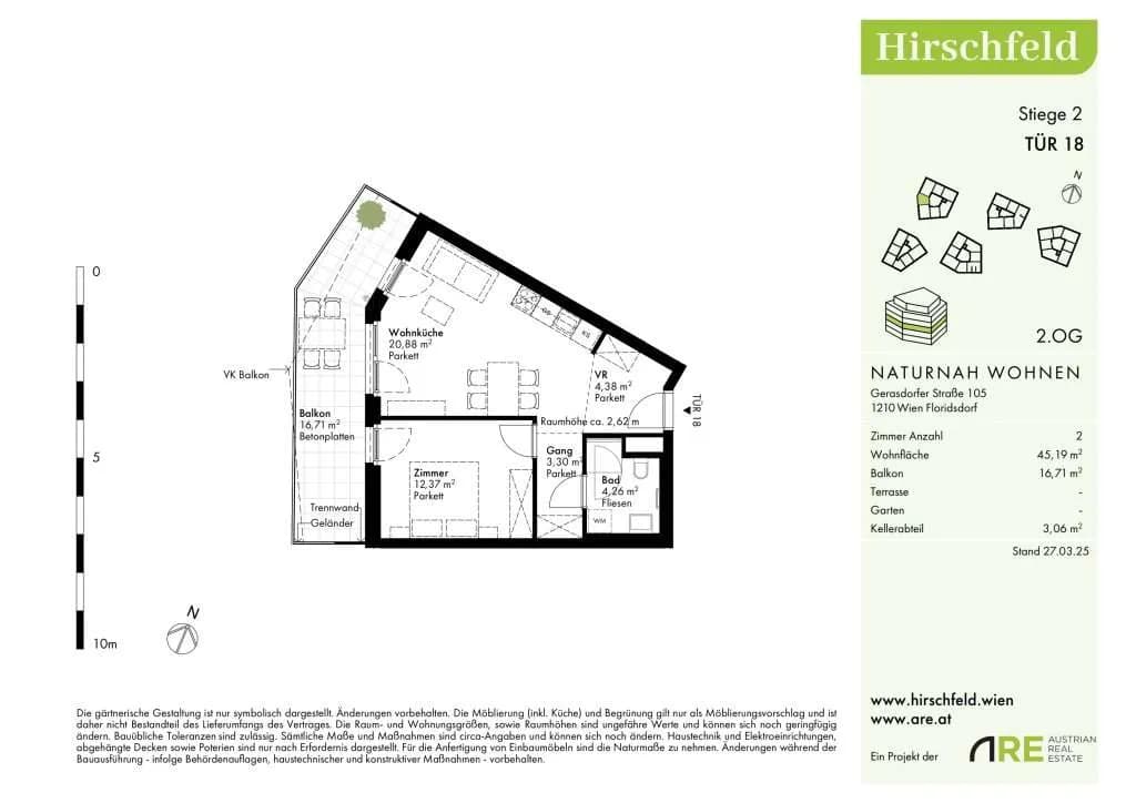2-Zimmer-Wohnung kaufen in Wien – 45,05 m², € 272.000 – Bild 8 von 9
