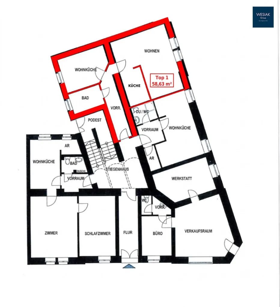 Wohnung kaufen in Graz – 59 m², € 156.000 – Bild 9 von 9