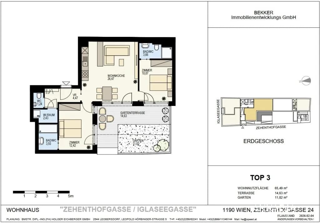 3-Zimmer-Wohnung kaufen in Wien – 65,49 m², € 729.000 – Bild 7 von 7